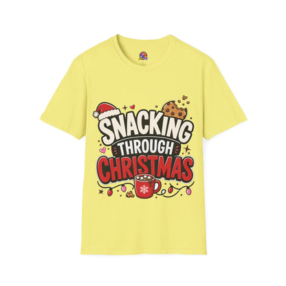 Snacking Through Christmas T-Shirt — Funny Holiday Cookie Tee