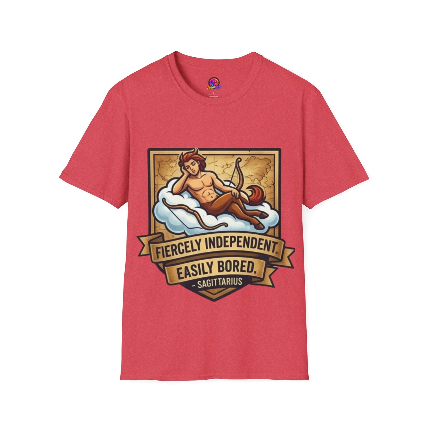 Sagittarius Zodiac T‑Shirt — Fiercely Independent, Easily Bored Astrology Tee