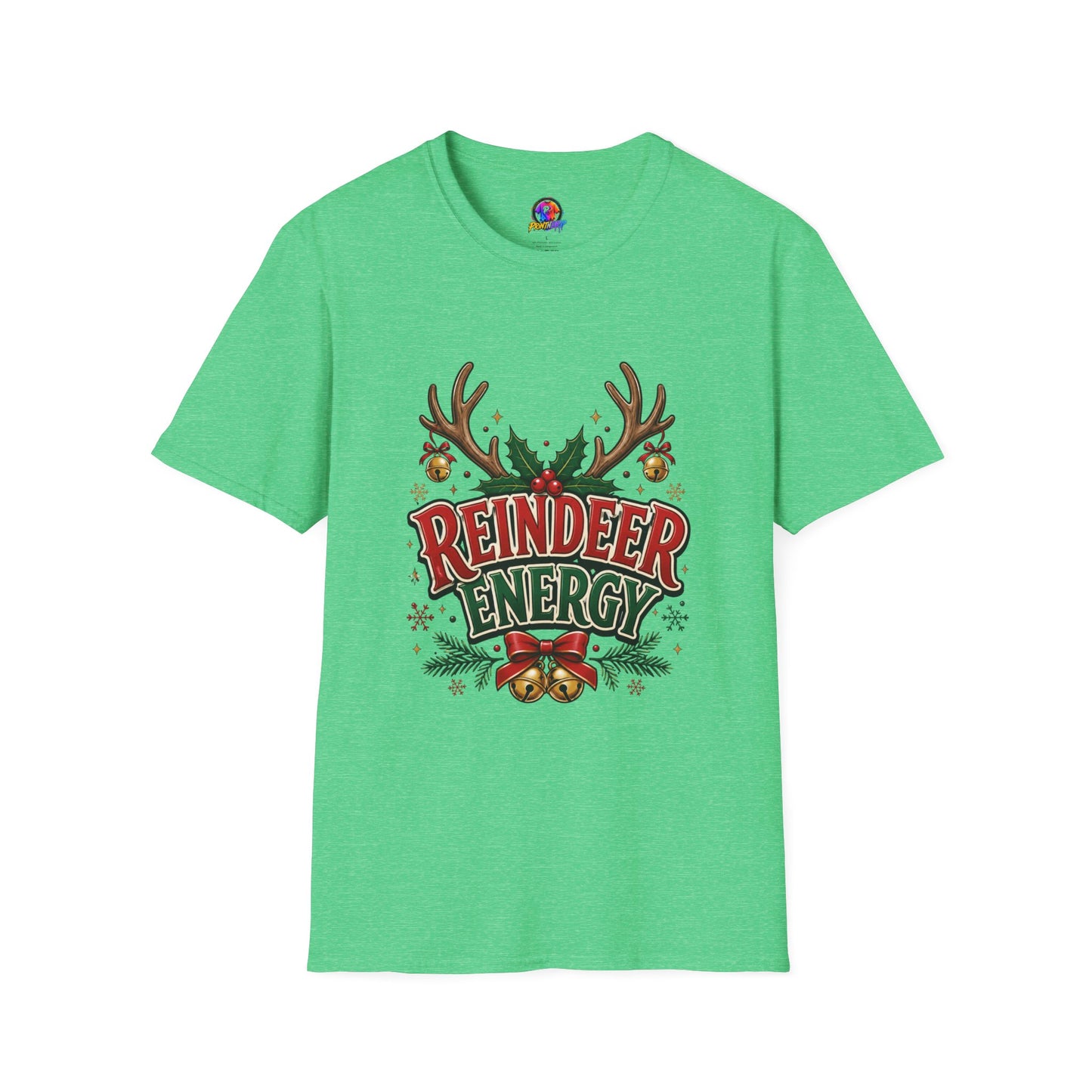 Reindeer Energy Christmas T-Shirt