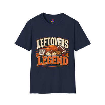 Leftovers Legend T-Shirt — Thanksgiving Football Turkey Graphic Tee