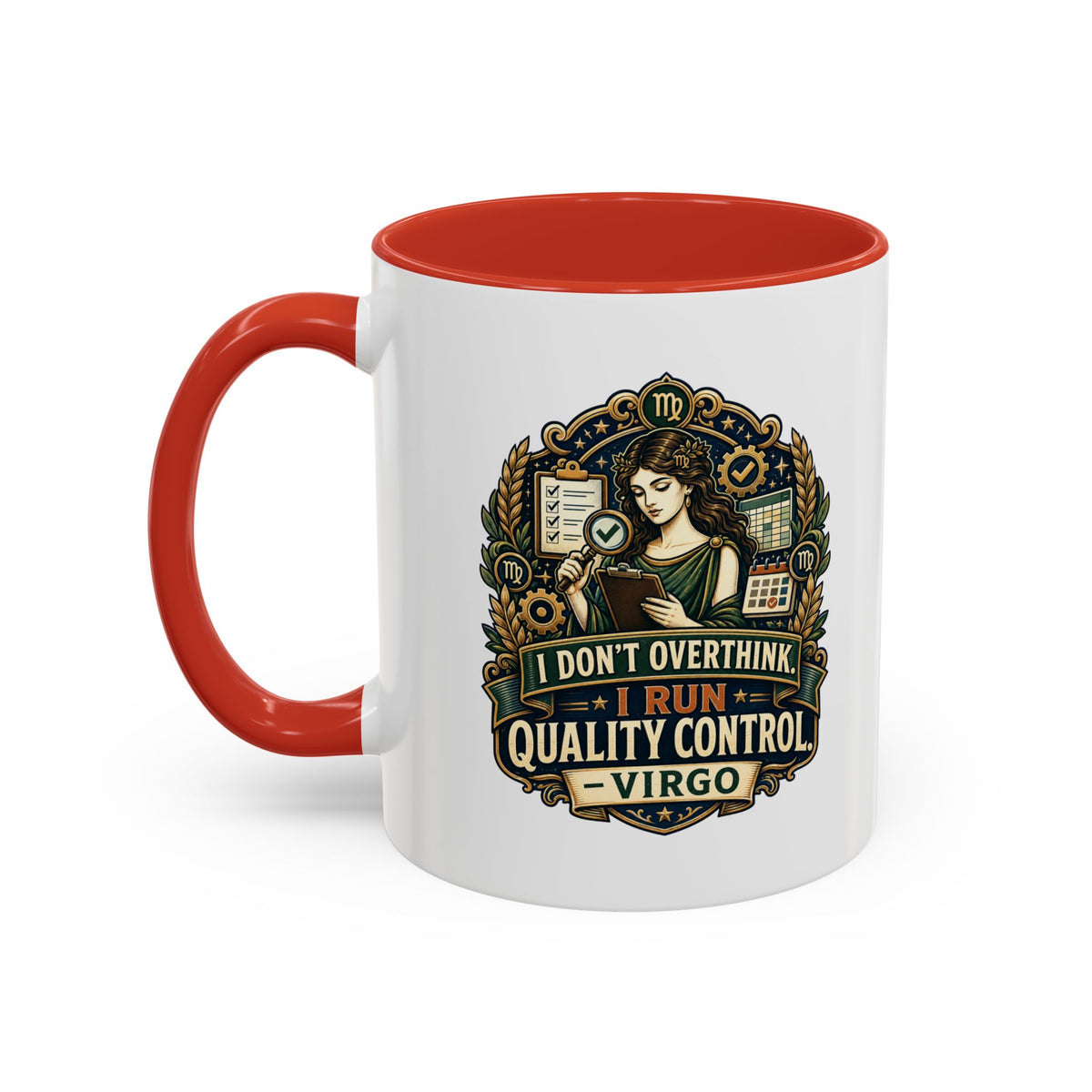 Zodiac Virgo Accent Coffee Mug