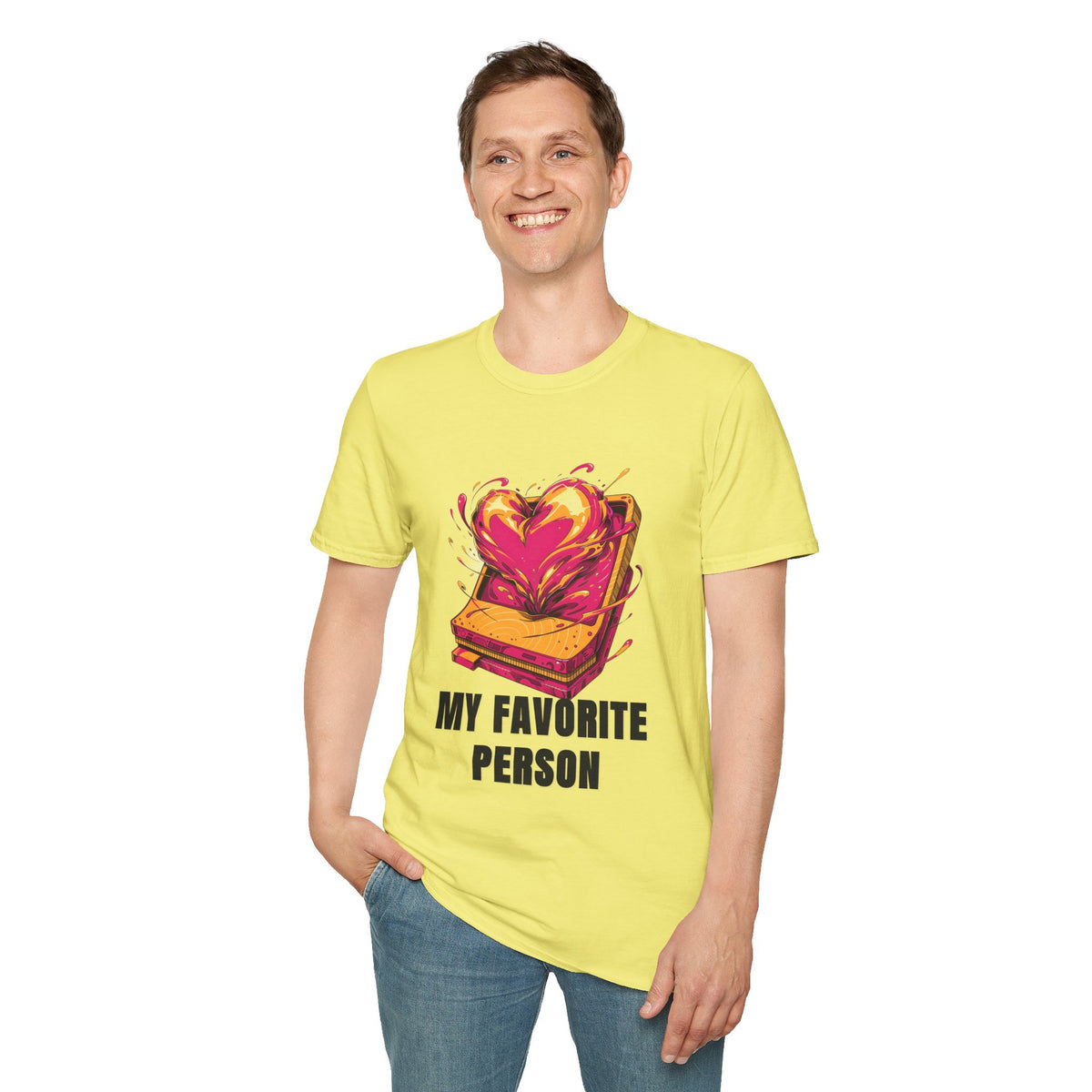 T‑Shirt — "My Favorite Person" Toasted Heart Graphic Tee (Valentine’s Day Gift) - Trending Now - August 2026