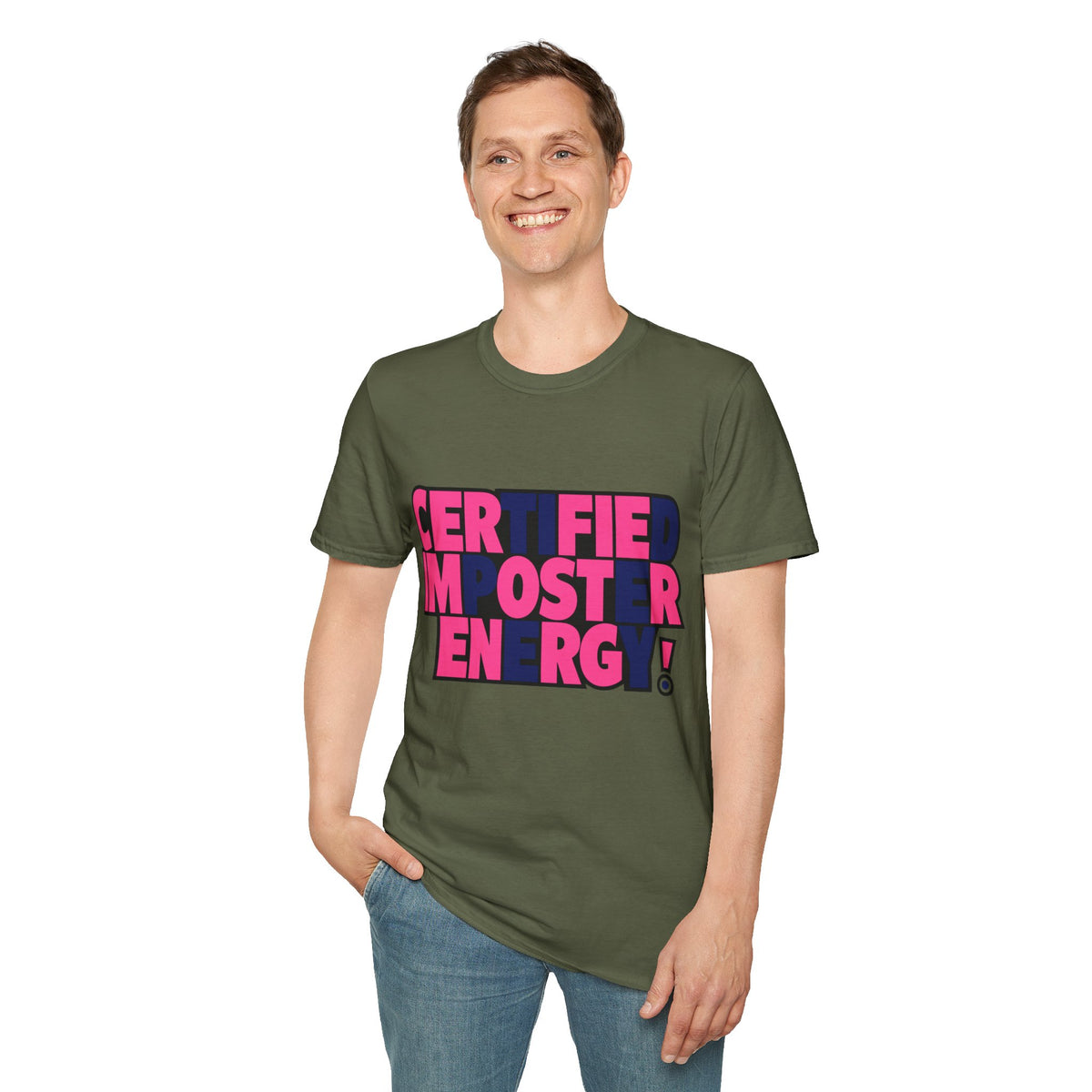 Certified Impostor Energy T-Shirt - Trending Now - August 2026