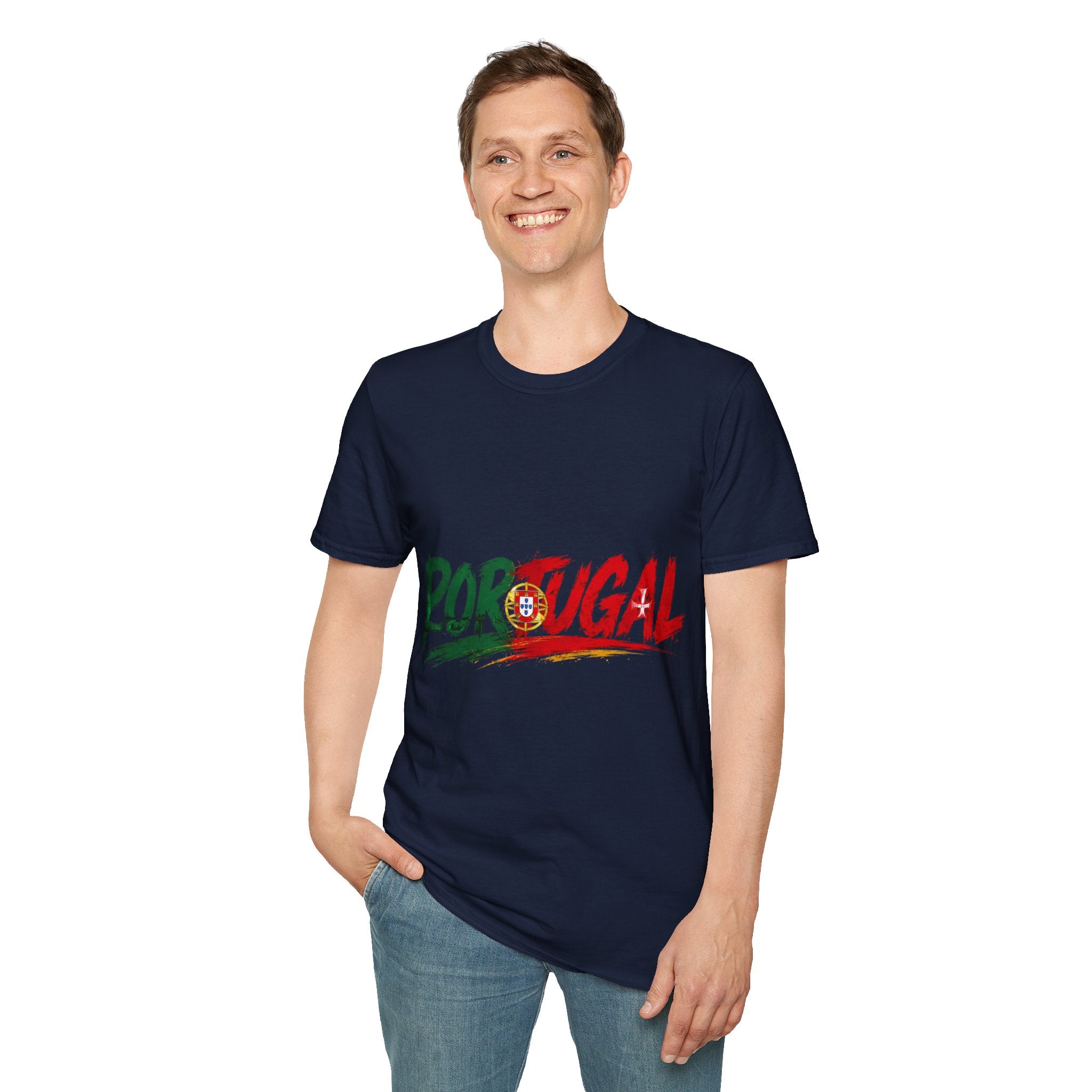 Portugal Flag Script T-Shirt — Portuguese Pride Tee