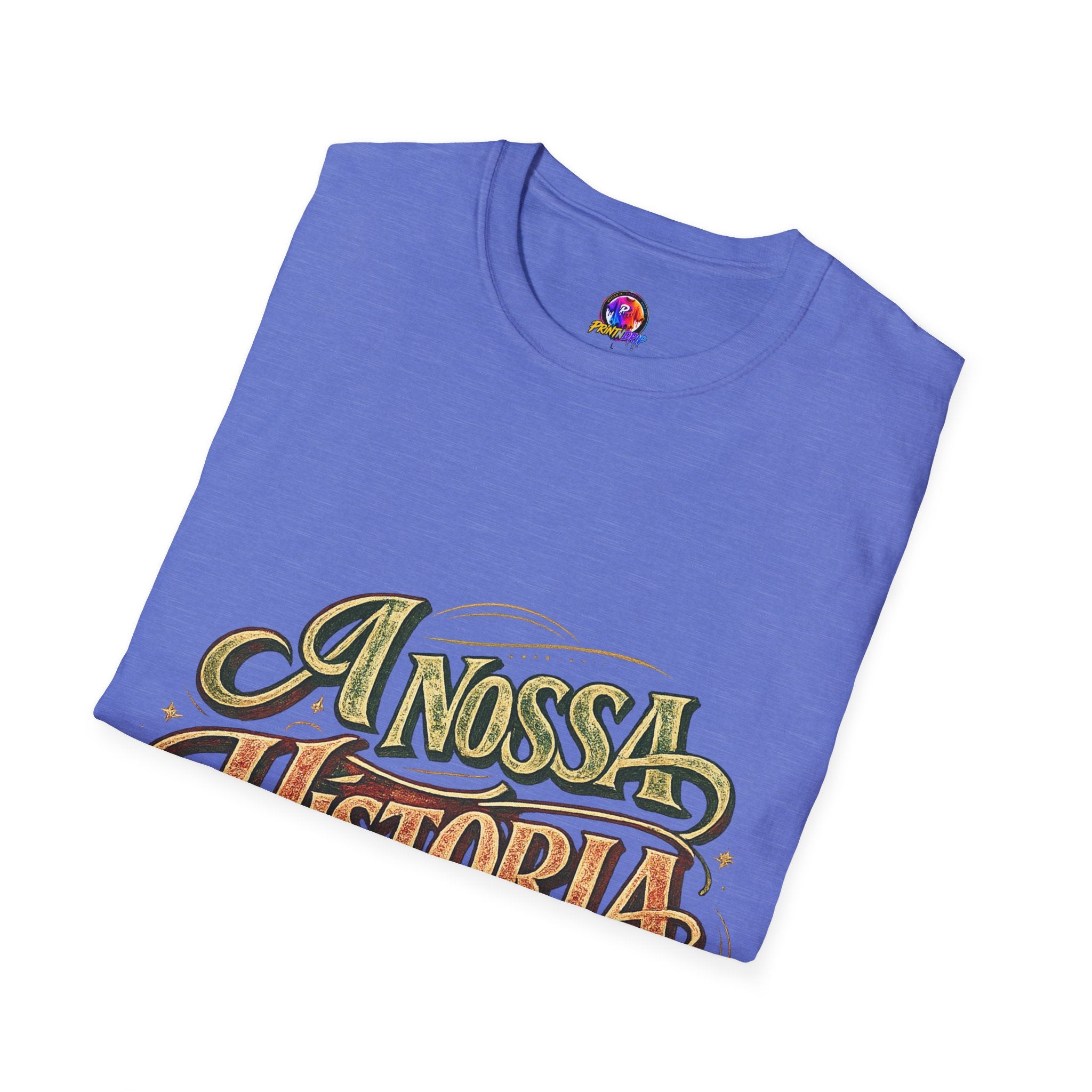 Portugal T-Shirt — "A Nossa História" Vintage Compass Graphic Tee