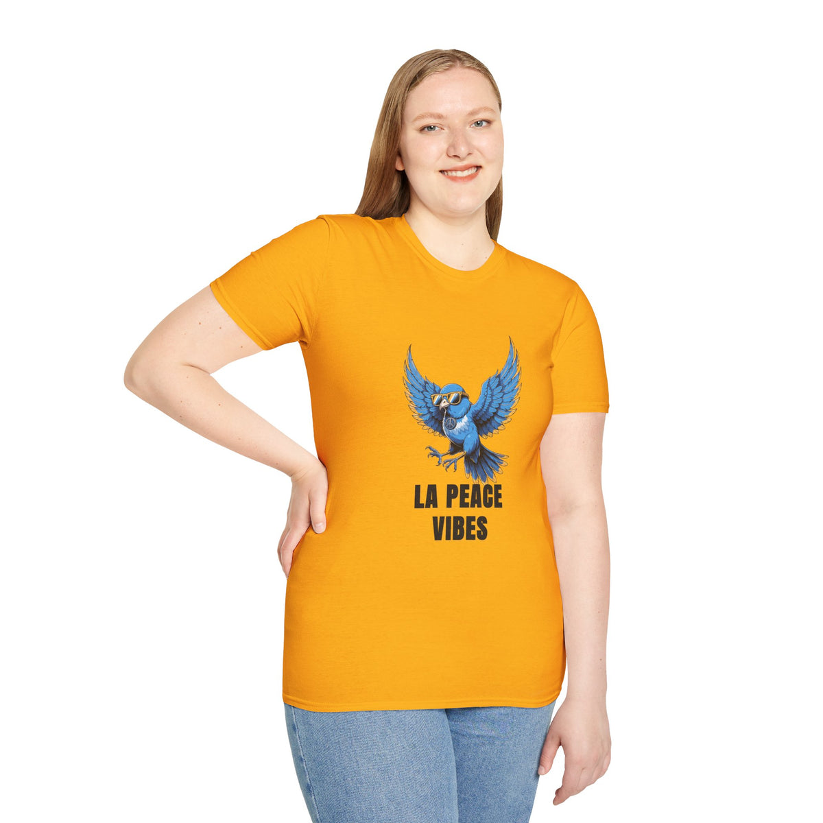 Peace Vibes Blue Parrot T-Shirt - Trending Now - August 2026