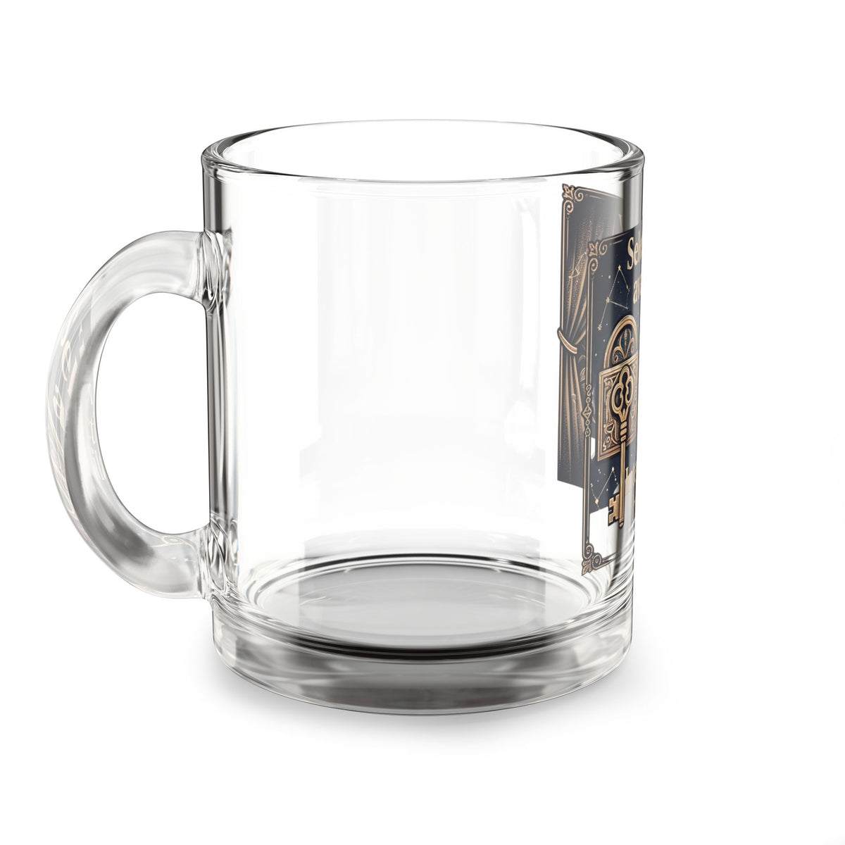 Scorpion Glass Mug — "Selectively Available. Intentionally Hidden" Scorpio Zodiac Coffee Mug