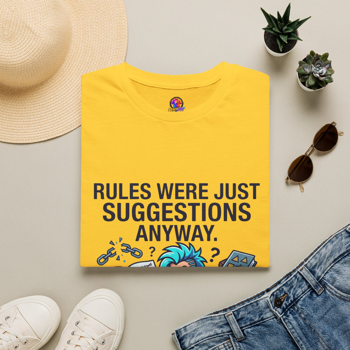 Aquarius Zodiac T‑Shirt — "Rules Were Just Suggestions Anyway" Graphic Tee