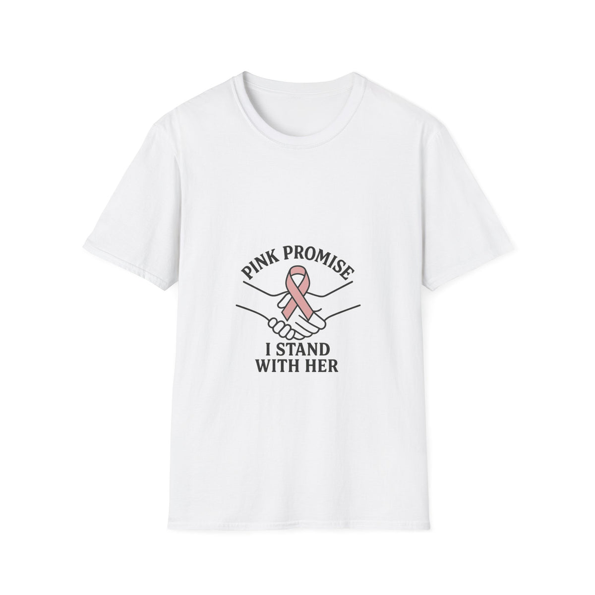 Breast Cancer Awareness T-Shirt — "Pink Promise I Stand With Her" Support Tee - Trending Now - October 2026