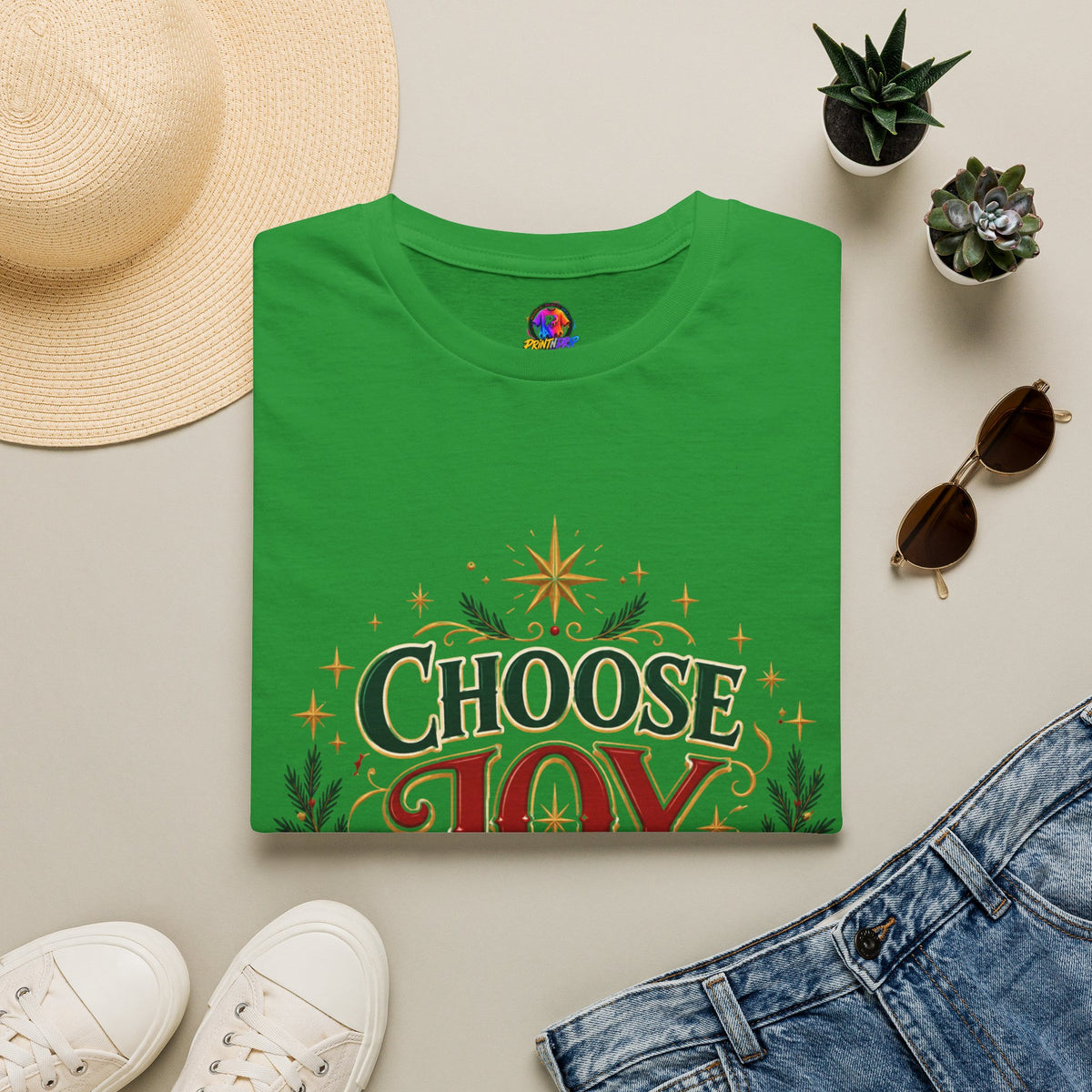 Choose Joy This Christmas T-Shirt — Festive Holiday Graphic Tee