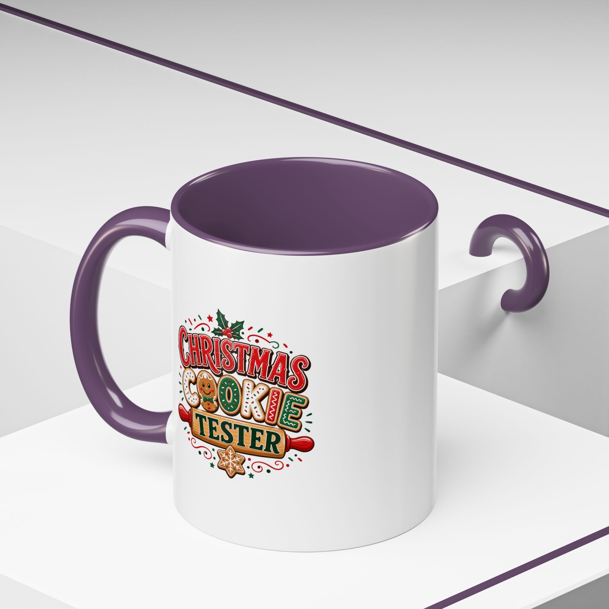 Christmas Cookie Tester Mug — Holiday Coffee Cup
