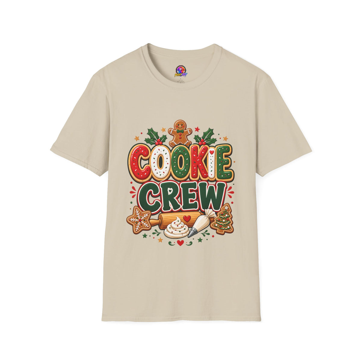 Cookie Crew T-Shirt — Christmas Gingerbread Holiday Tee