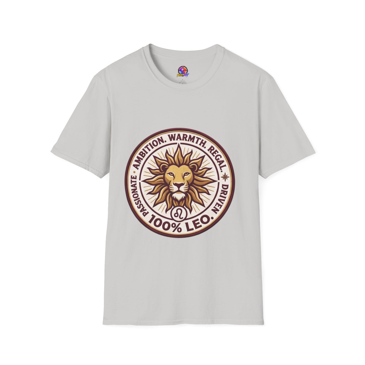 Leo Zodiac Lion T-Shirt — Ambition, Warmth & Regal Pride Graphic Tee