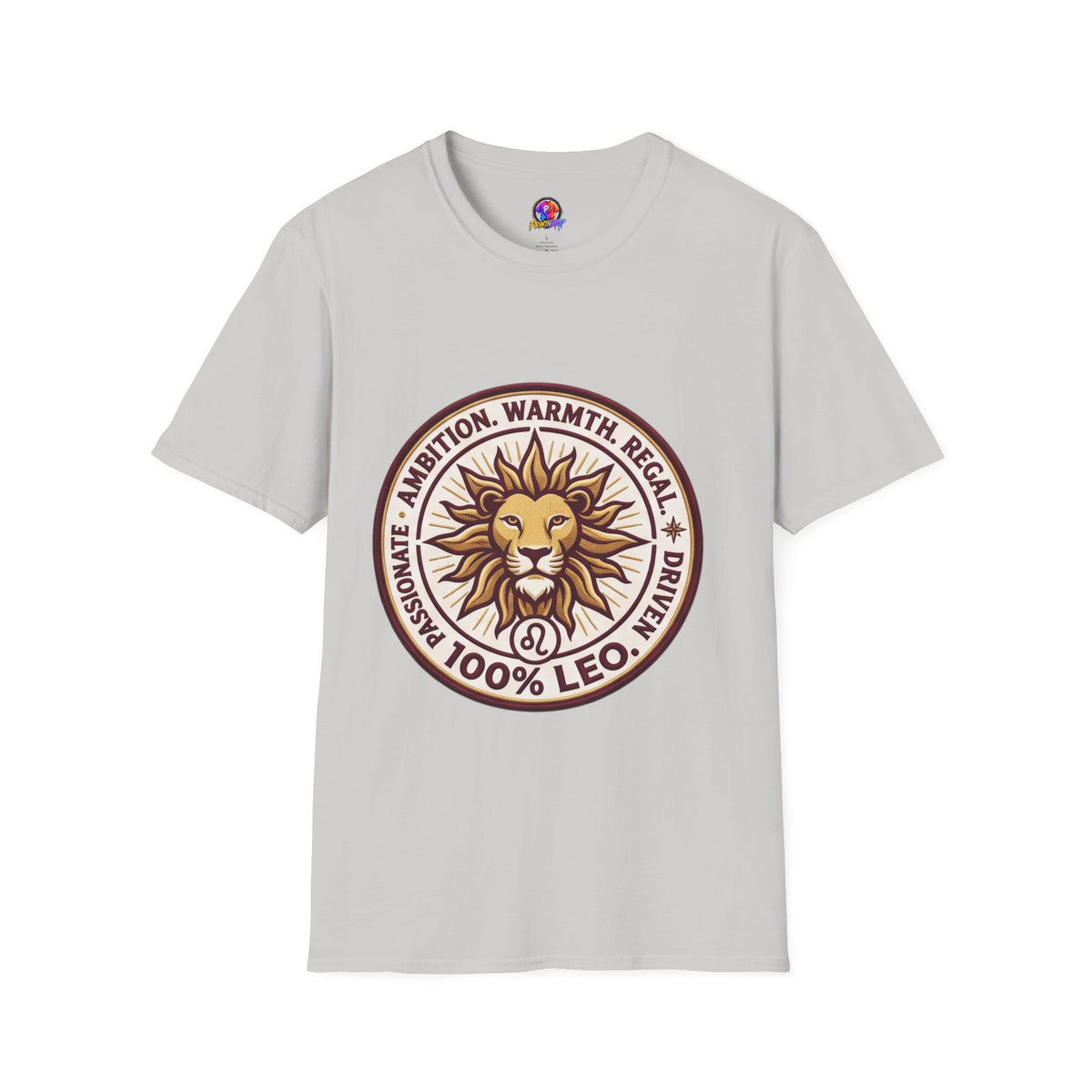 Leo Zodiac Lion T-Shirt — Ambition, Warmth & Regal Pride Graphic Tee