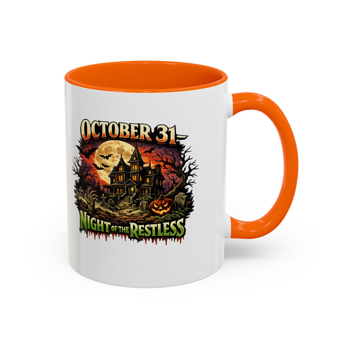 Halloween  October 31 Accent Coffee Mug