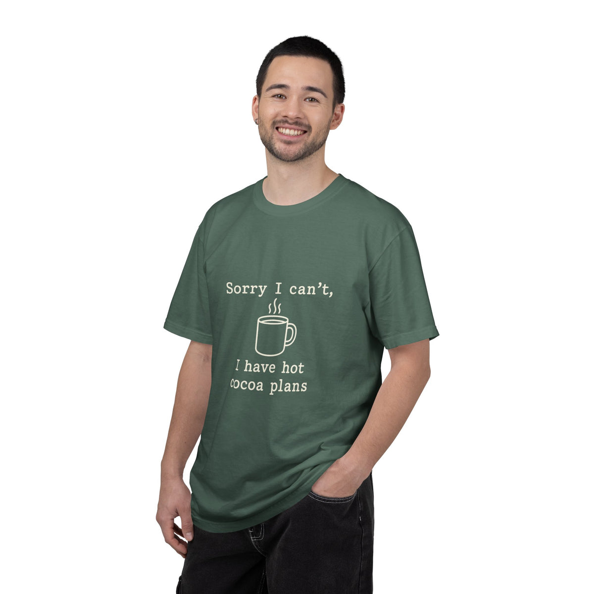 Hot Cocoa Plans T-Shirt — "Sorry I Can’t, I Have Hot Cocoa Plans" Cozy Graphic Tee - Trending Now - October 2026