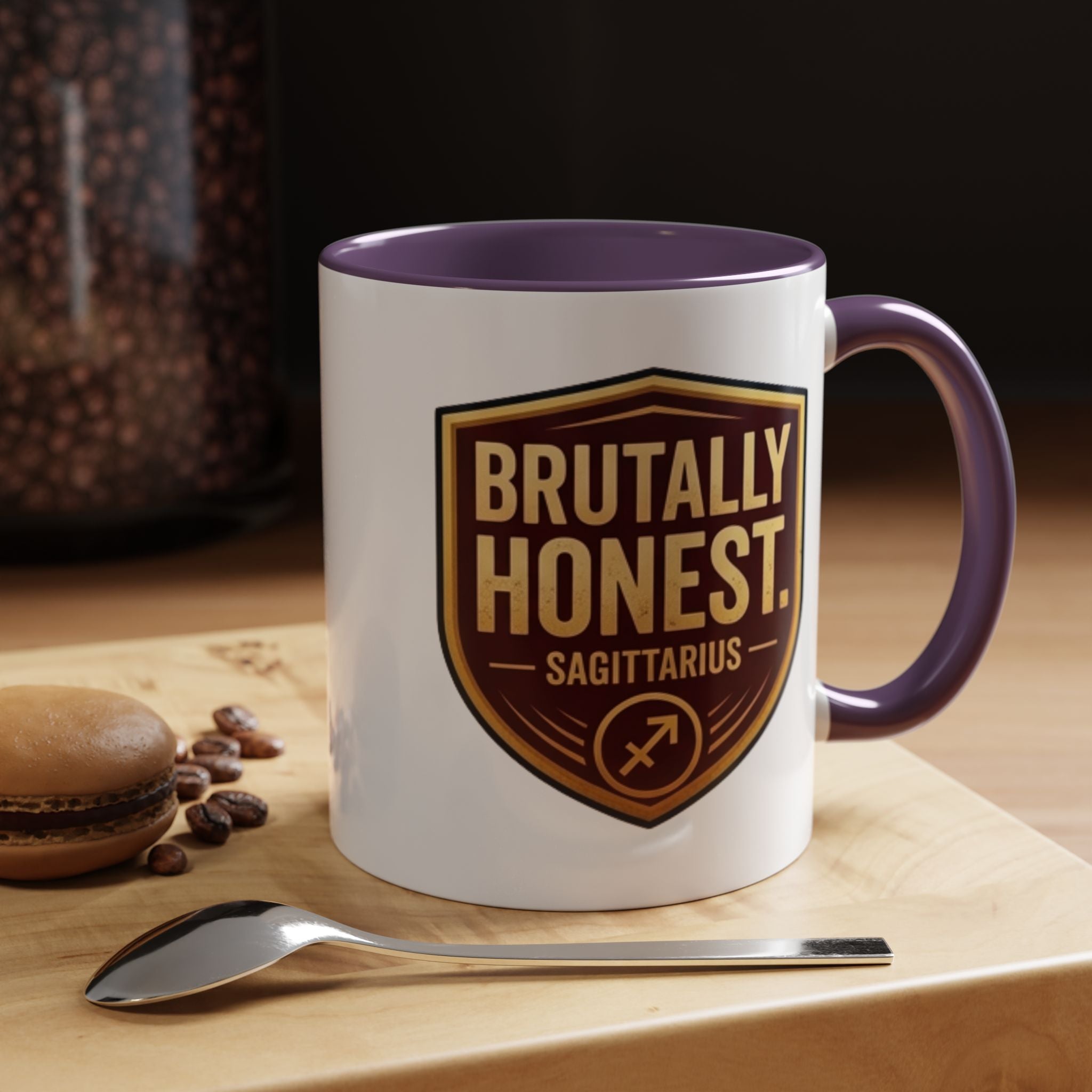 Sagittarius Coffee Mug - "Brutally Honest" Zodiac Accent Mug (11/15oz)