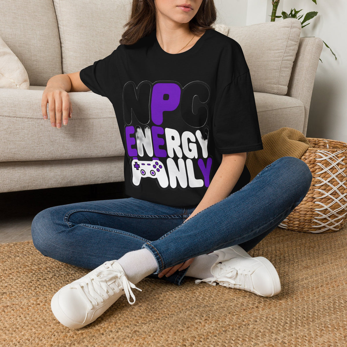 NPC Energy Only T-Shirt — Gamer Graphic Tee - Trending Now - August 2026