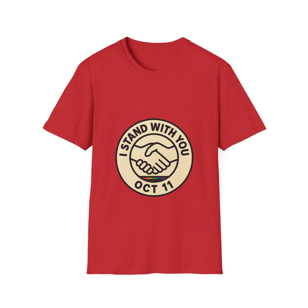 I Stand With You Oct 11 T‑Shirt — Solidarity Handshake Tee - Trending Now - October 2026