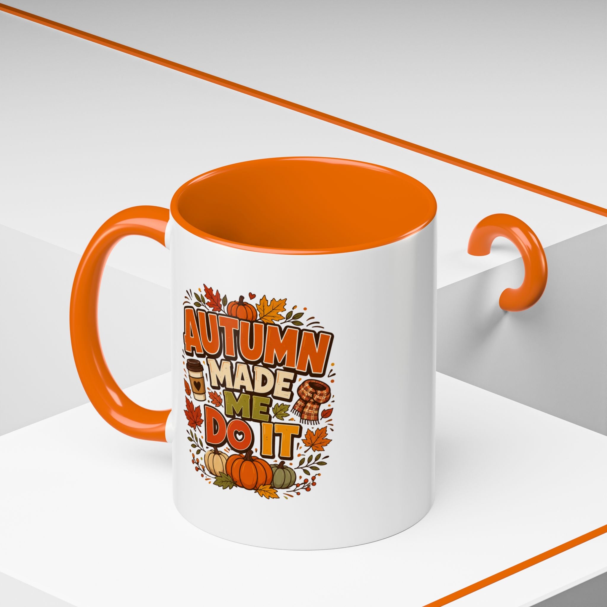 Thanksgiving Mug Autumn Made Me Do It Coffee Mug