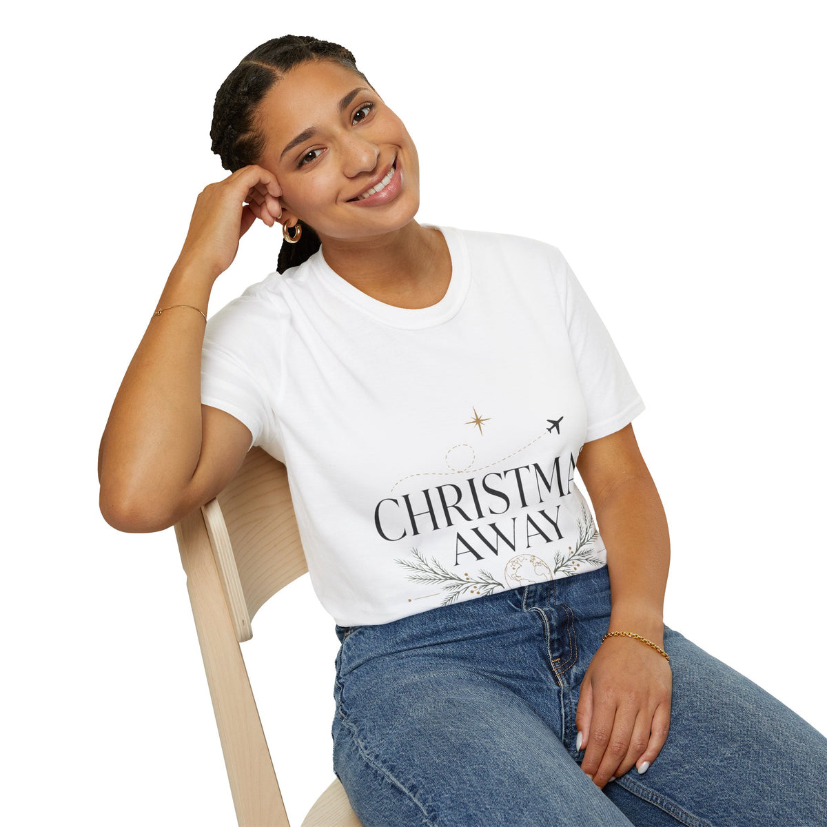 Christmas Away T-Shirt — Holiday Travel Graphic Tee