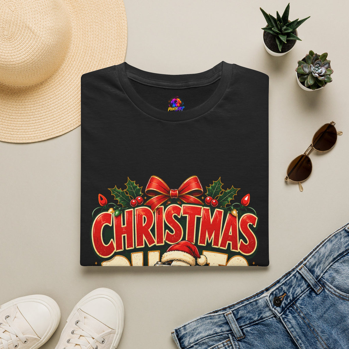 Christmas Photo Survivor T-Shirt — Funny Holiday Graphic Tee