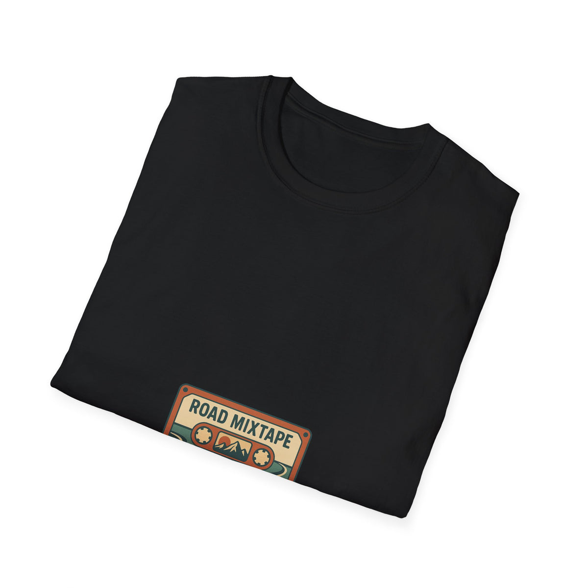 "Road Mixtape" Retro Cassette Tape Graphic Tee - Vintage 90s Music White T-Shirt - Trending Now - September 2026