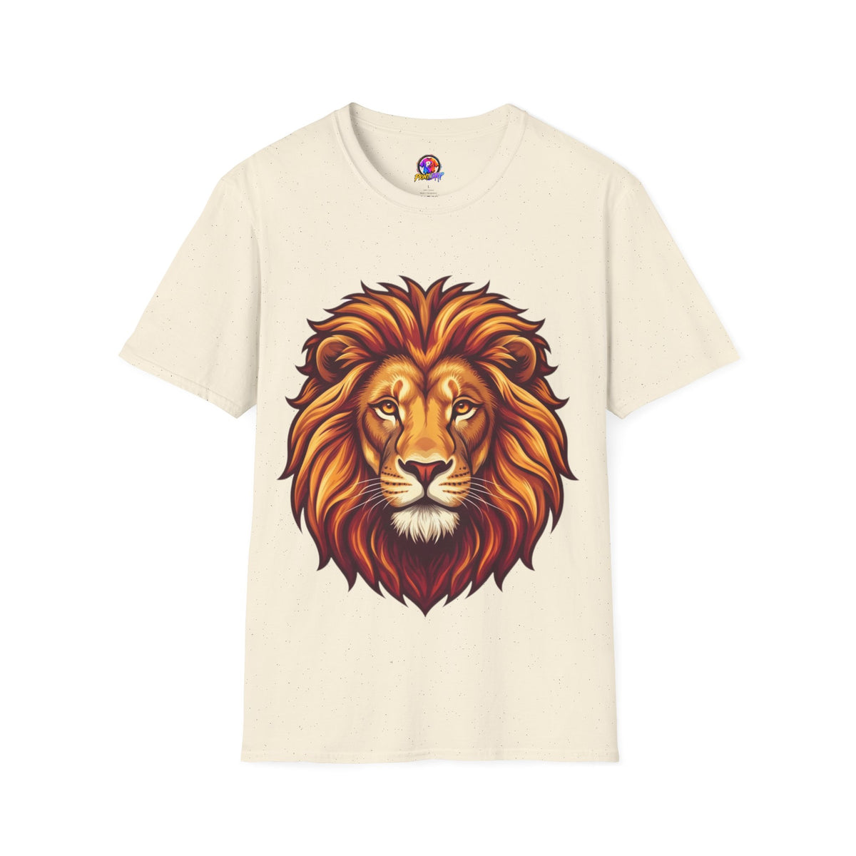 Leo Zodiac Lion Face T-Shirt — Majestic Lion Head Graphic Tee