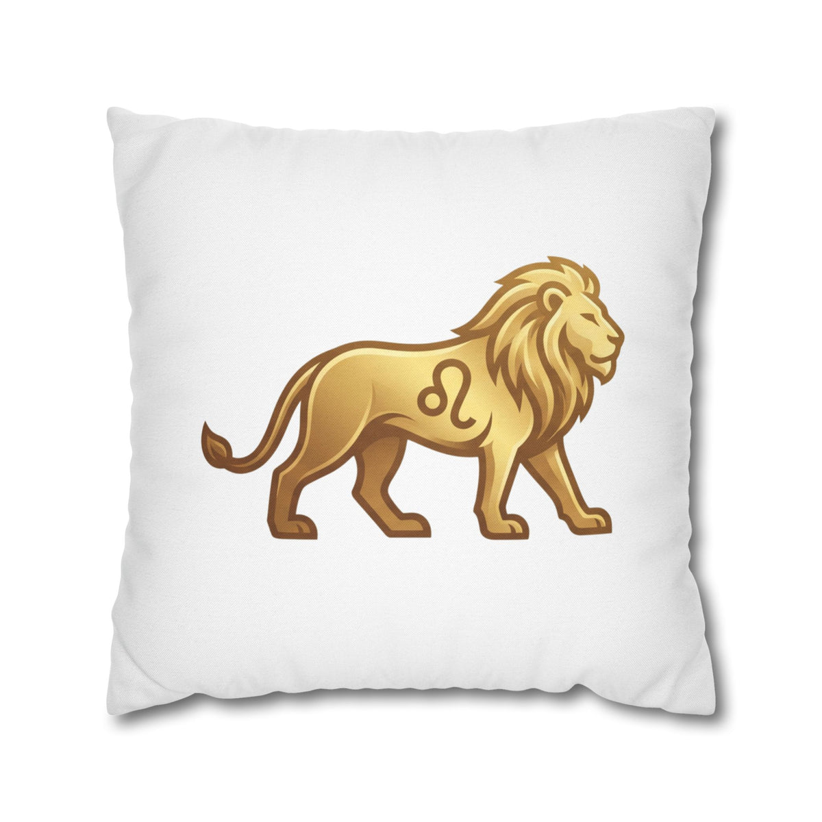 Leo Zodiac Lion Pillowcase — Astrology Decorative Throw Pillow Cover