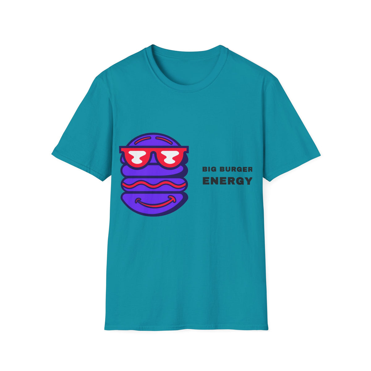Big Bubbly Energy T-Shirt — Fun Sunglasses Emoji Graphic Tee - Trending Now - September 2026