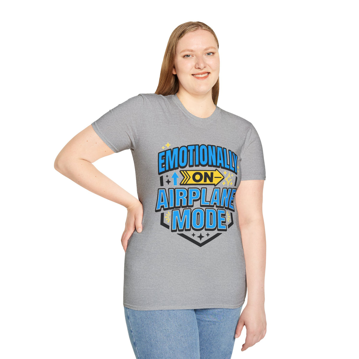 Emotionally On Airplane Mode T-Shirt — Funny Mental Health Self-Care Tee - Trending Now - August 2026