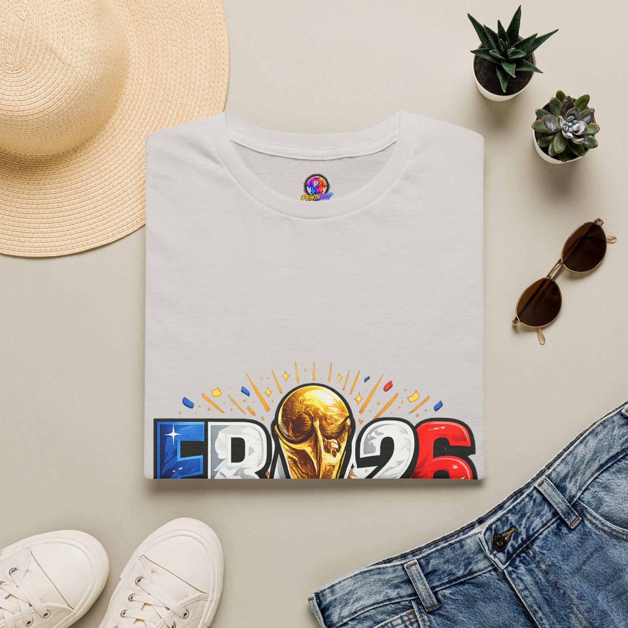 France World Cup Trophy 26 T-Shirt — Soccer Championship Fan Tee