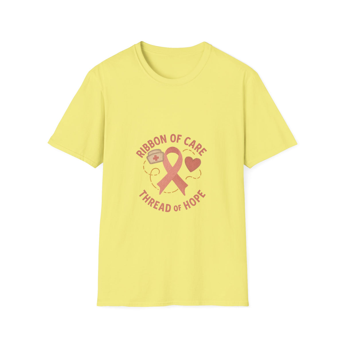Breast Cancer Awareness T-Shirt – Ribbon of Care, Thread of Hope Graphic - Trending Now - October 2026