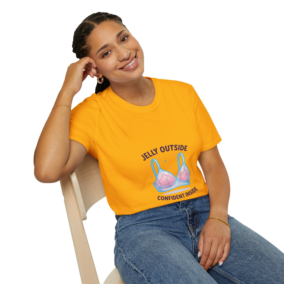 T-Shirt — "Jelly Outside, Confident Inside" Bikini Illustration- Trending Now - October 2026