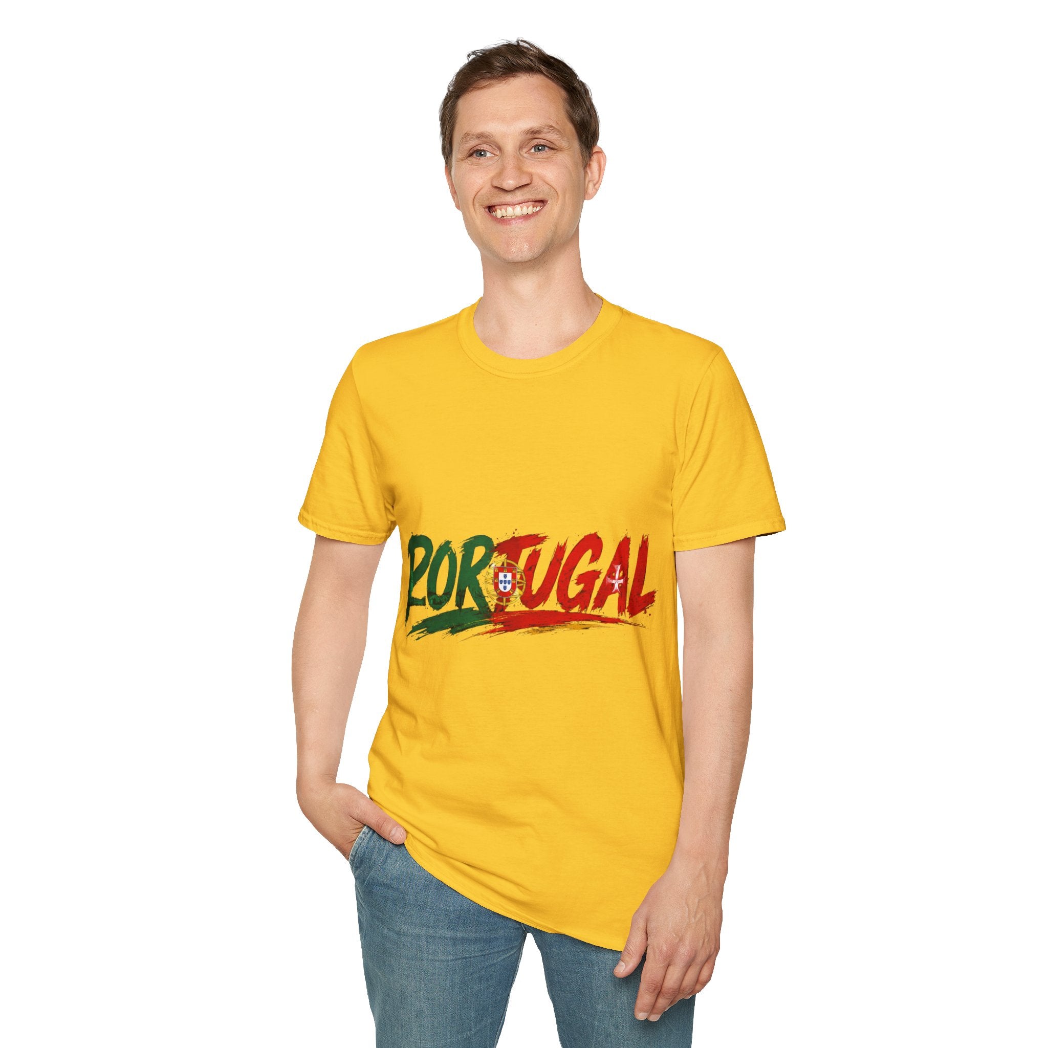 Portugal Flag Script T-Shirt — Portuguese Pride Tee