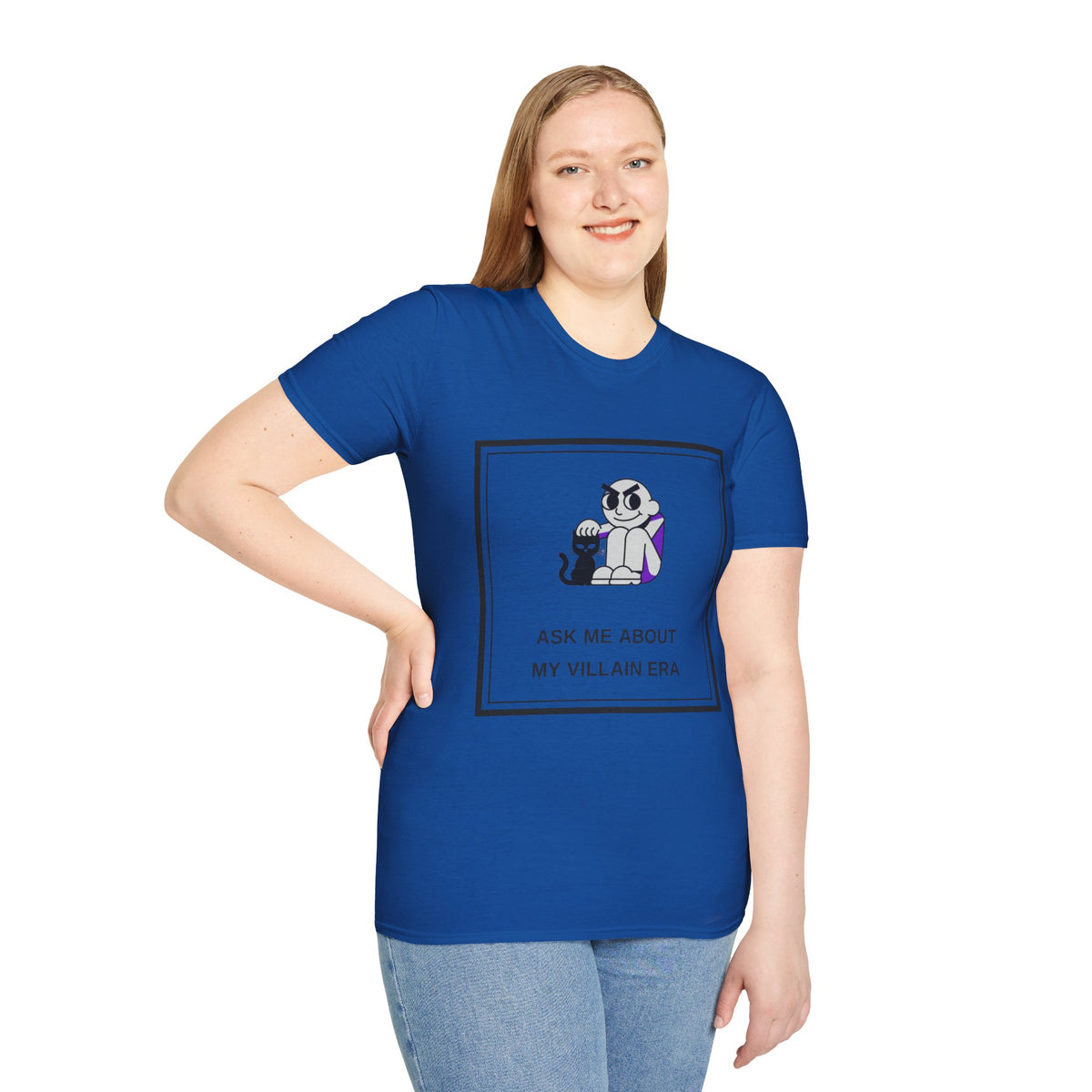 T-Shirt — "Ask Me About My Villain Era" Graphic Tee (Cute Villain Skull Design) - Trending Now - August 2026