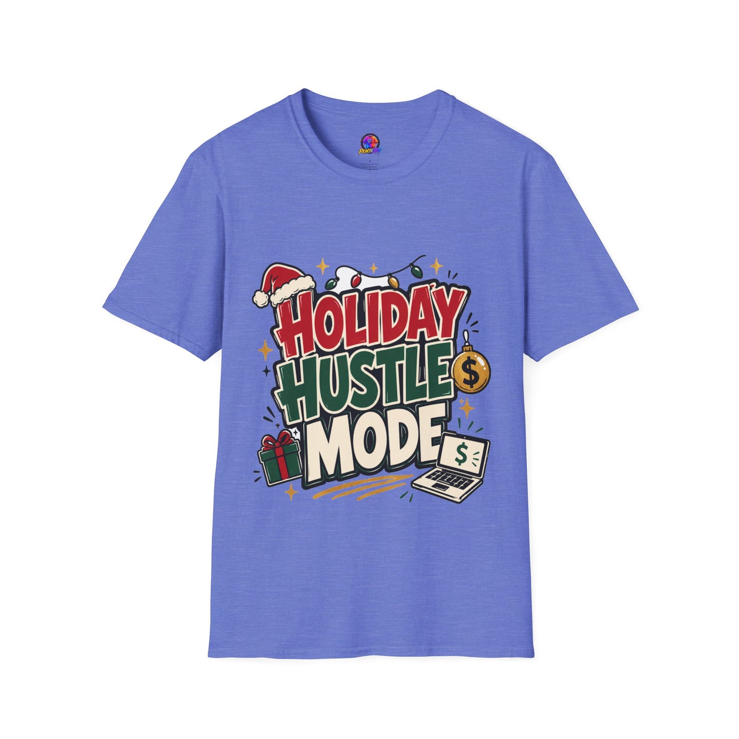 Holiday Hustle Mode T-Shirt — Funny Christmas Graphic Tee