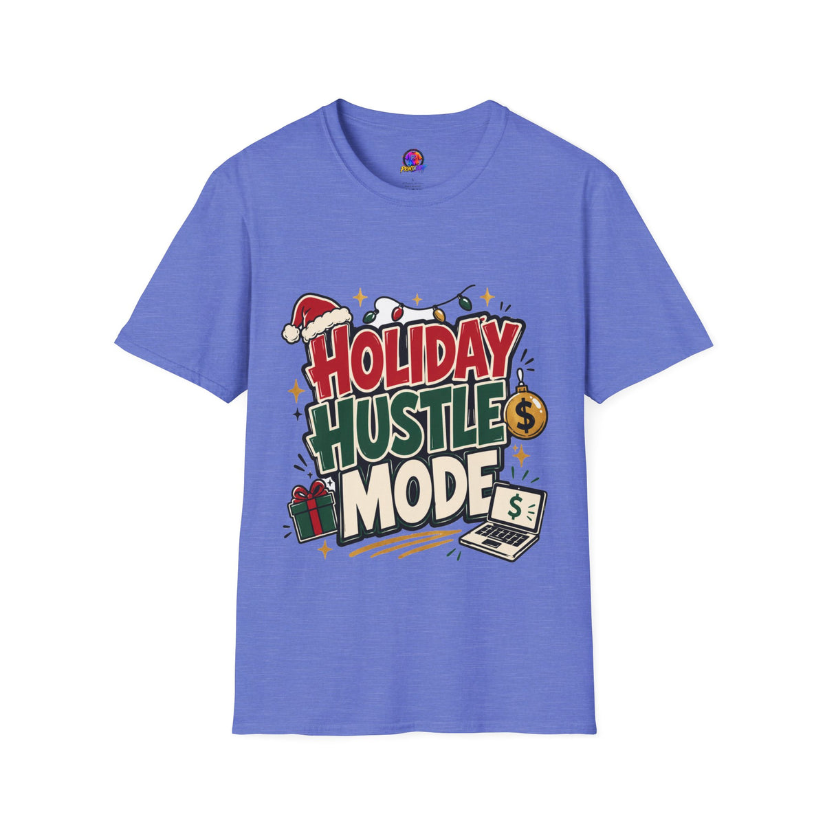 Holiday Hustle Mode T-Shirt — Funny Christmas Graphic Tee