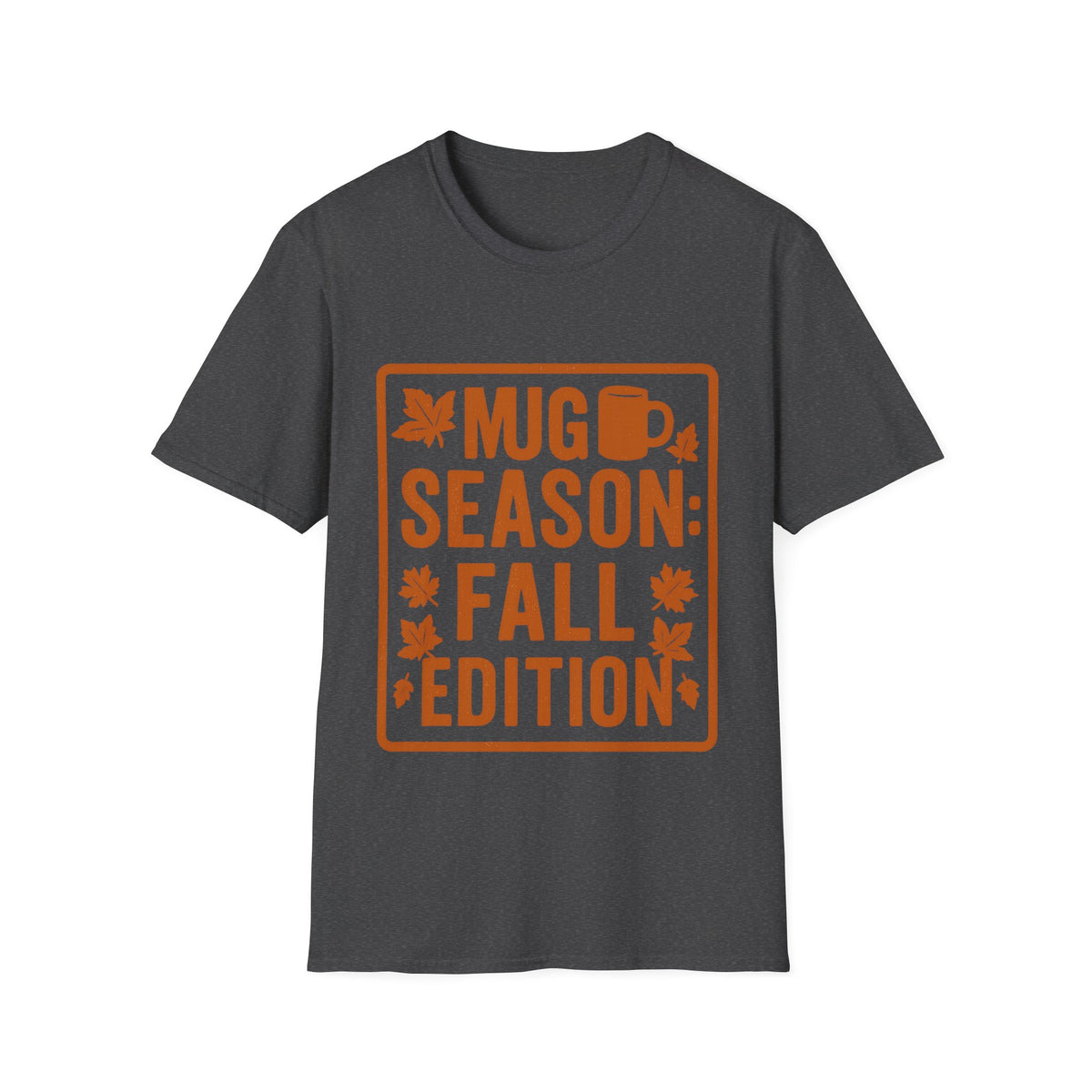 "Mug Season Fall Edition" Retro Aesthetic Graphic Tee - Cozy Autumn Vibe White T-Shirt - Trending Now - September 2026