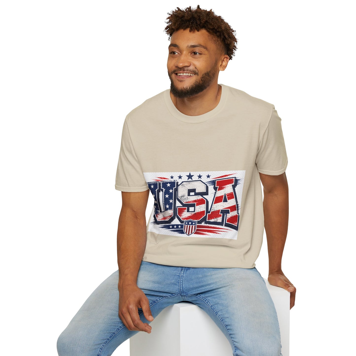 USA Flag Graphic T-Shirt — Patriotic American Pride Tee