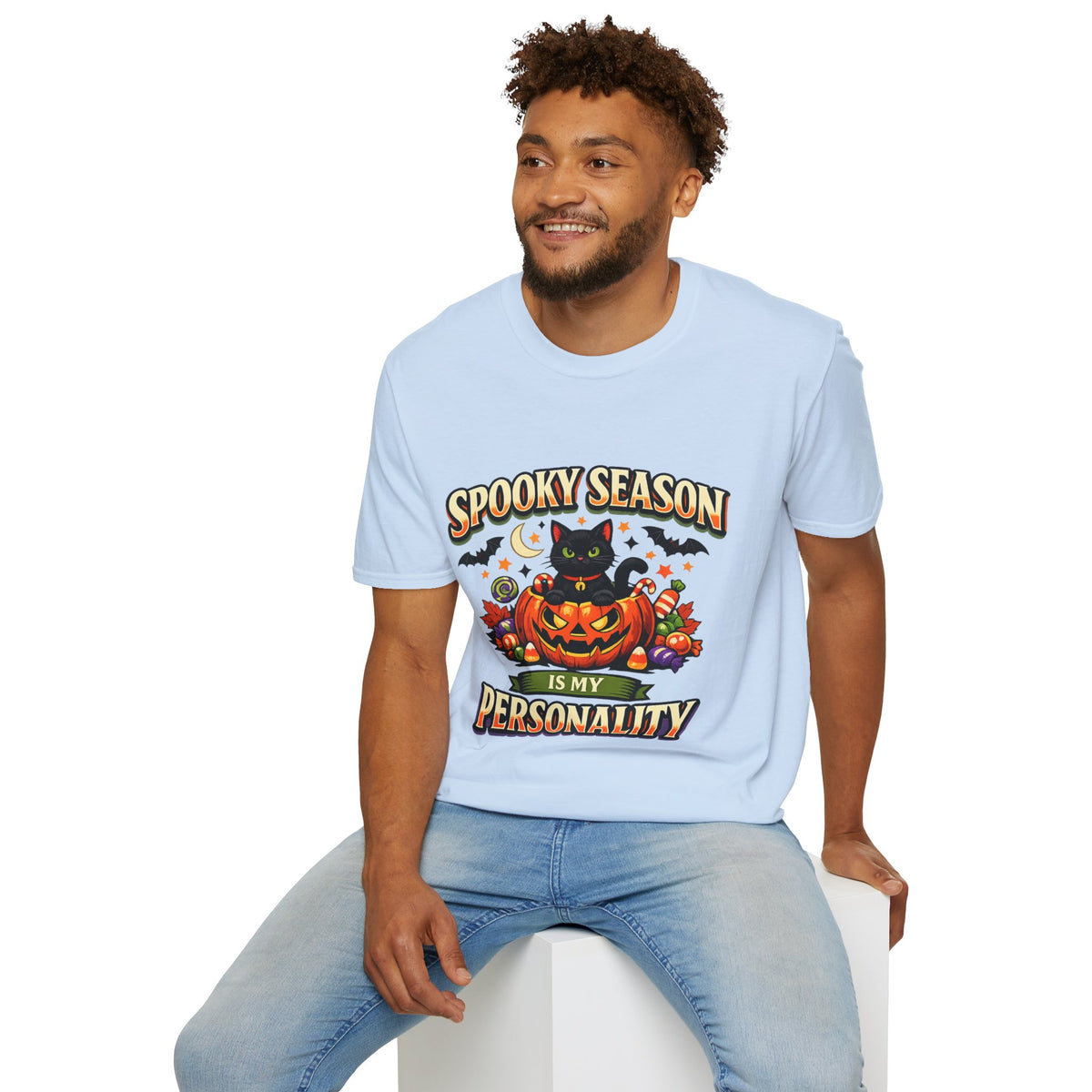 Halloween Spooky Season Unisex Softstyle T-Shirt