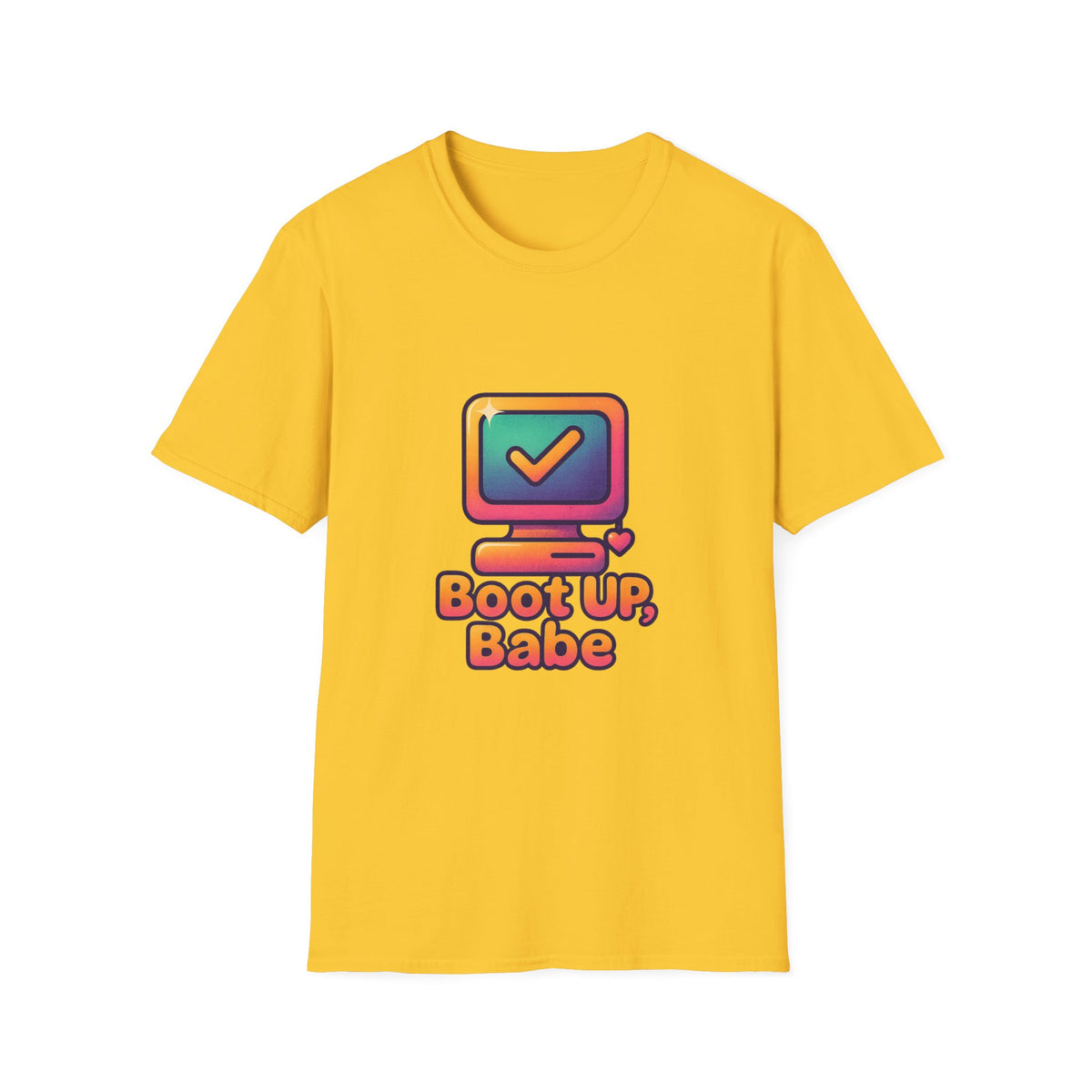 Boot Up Babe T-Shirt — Retro Computer Graphic Tee - Trending Now - October 2026