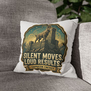 Capricorn Pillowcase – "Silent Moves, Loud Results" Zodiac Decor