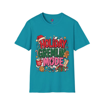 Holiday Gremlin Mode T-Shirt — Christmas Cute Festive Graphic Tee