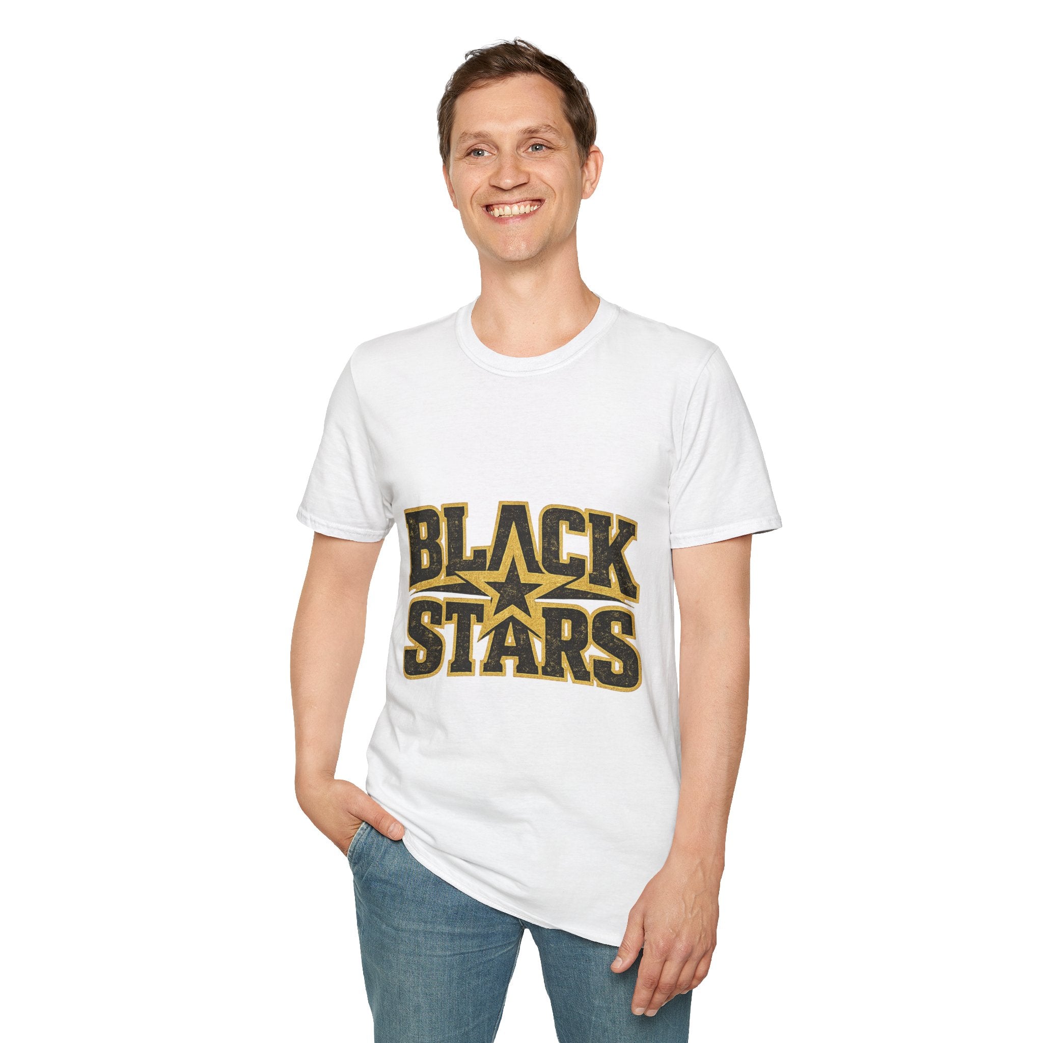 Ghana Black Stars T-Shirt — Bold Vintage Star Logo Tee