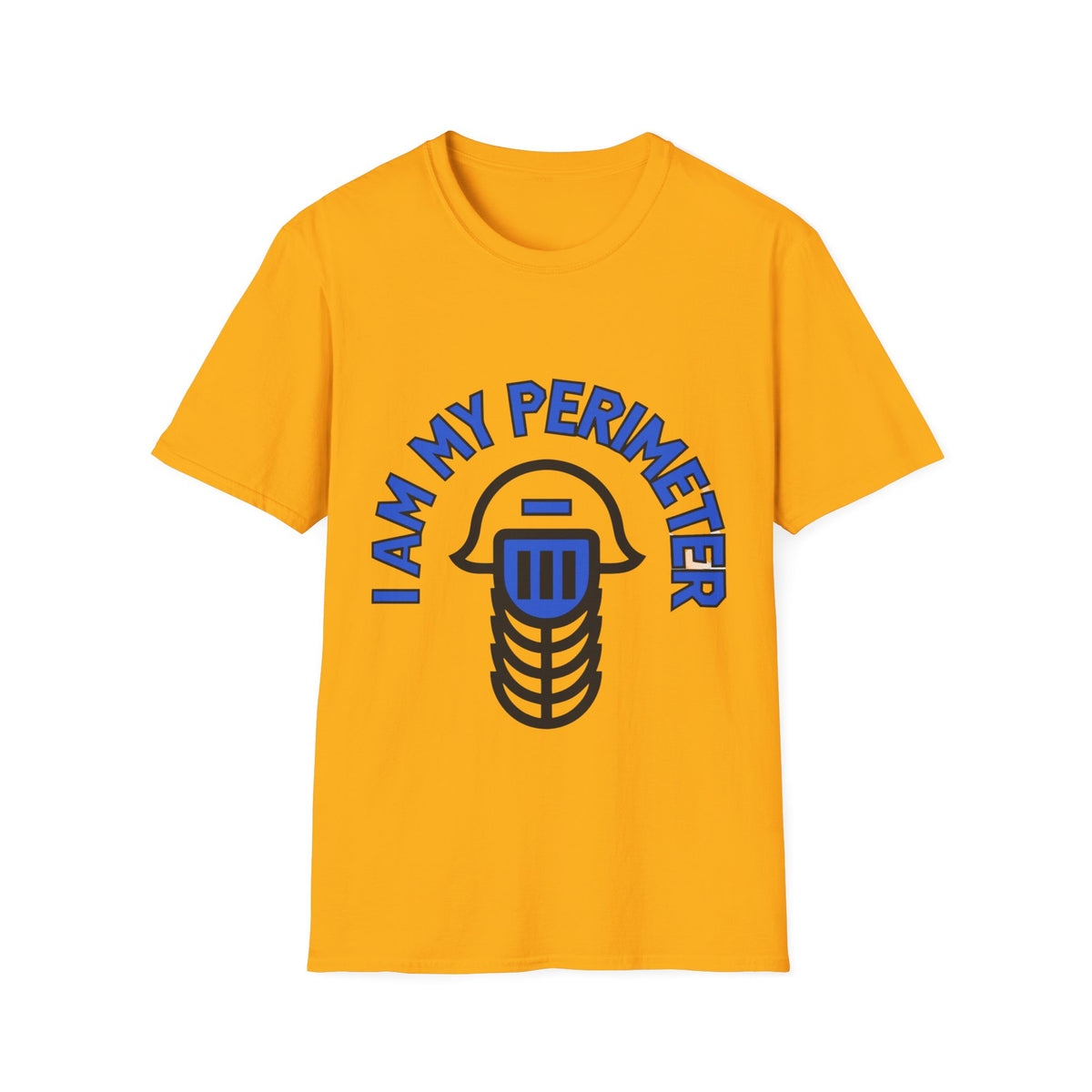 I Am My Perimeter Blue Jail Bars T-Shirt - Minimalist Graphic Quote Tee - Trending Now - September 2026