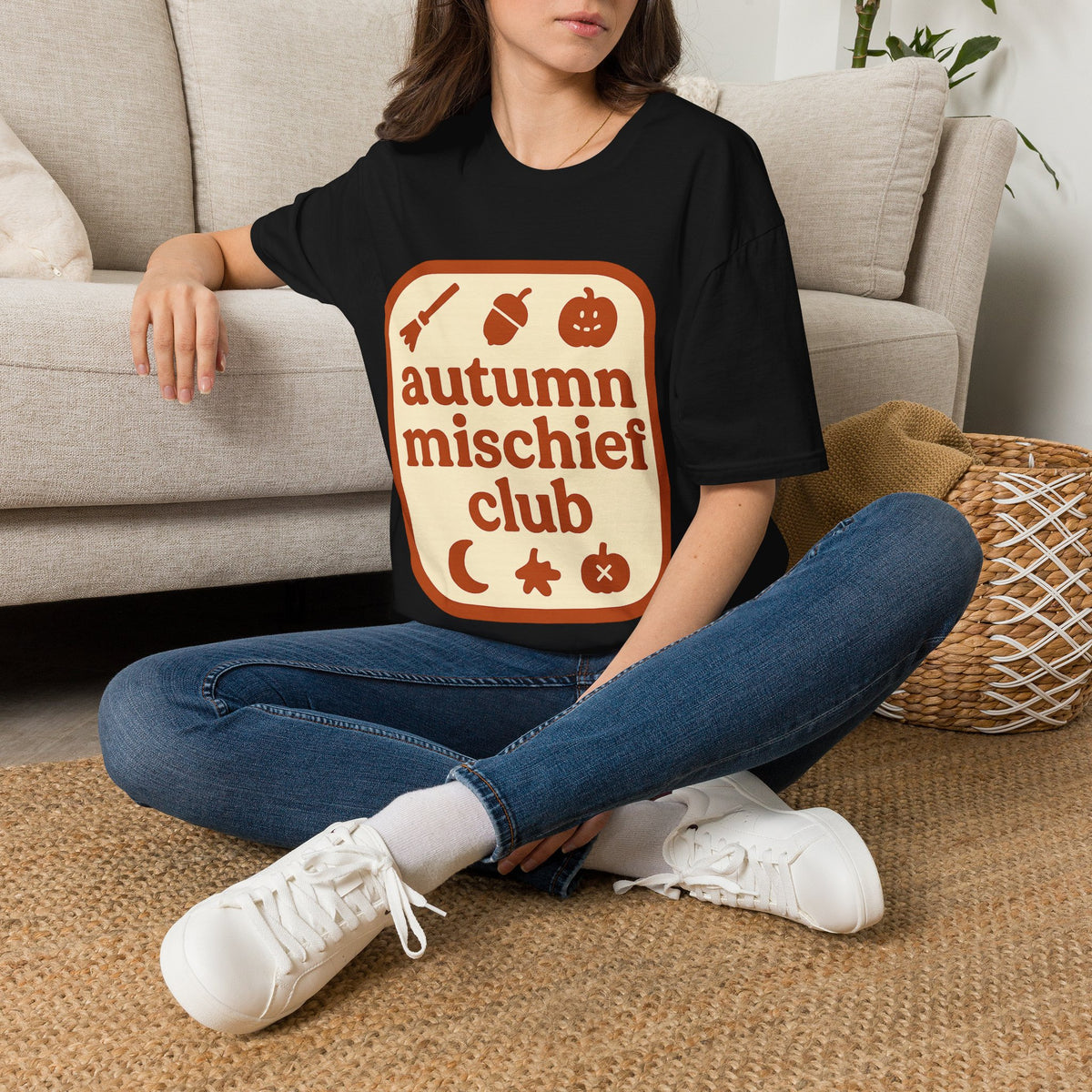 Autumn Mischief Club T-Shirt — Cozy Fall Graphic Tee - Trending Now - August 2026