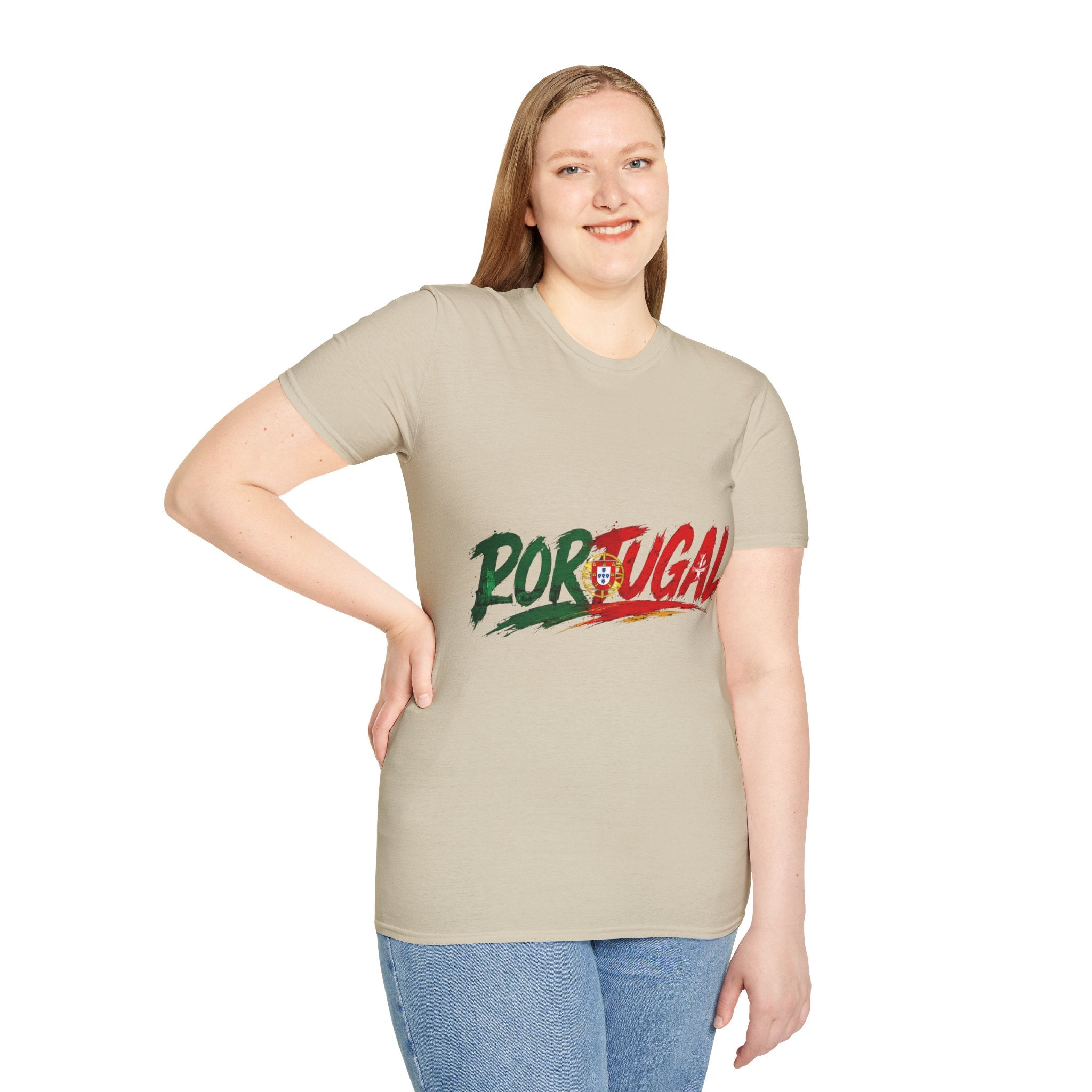 Portugal Flag Script T-Shirt — Portuguese Pride Tee