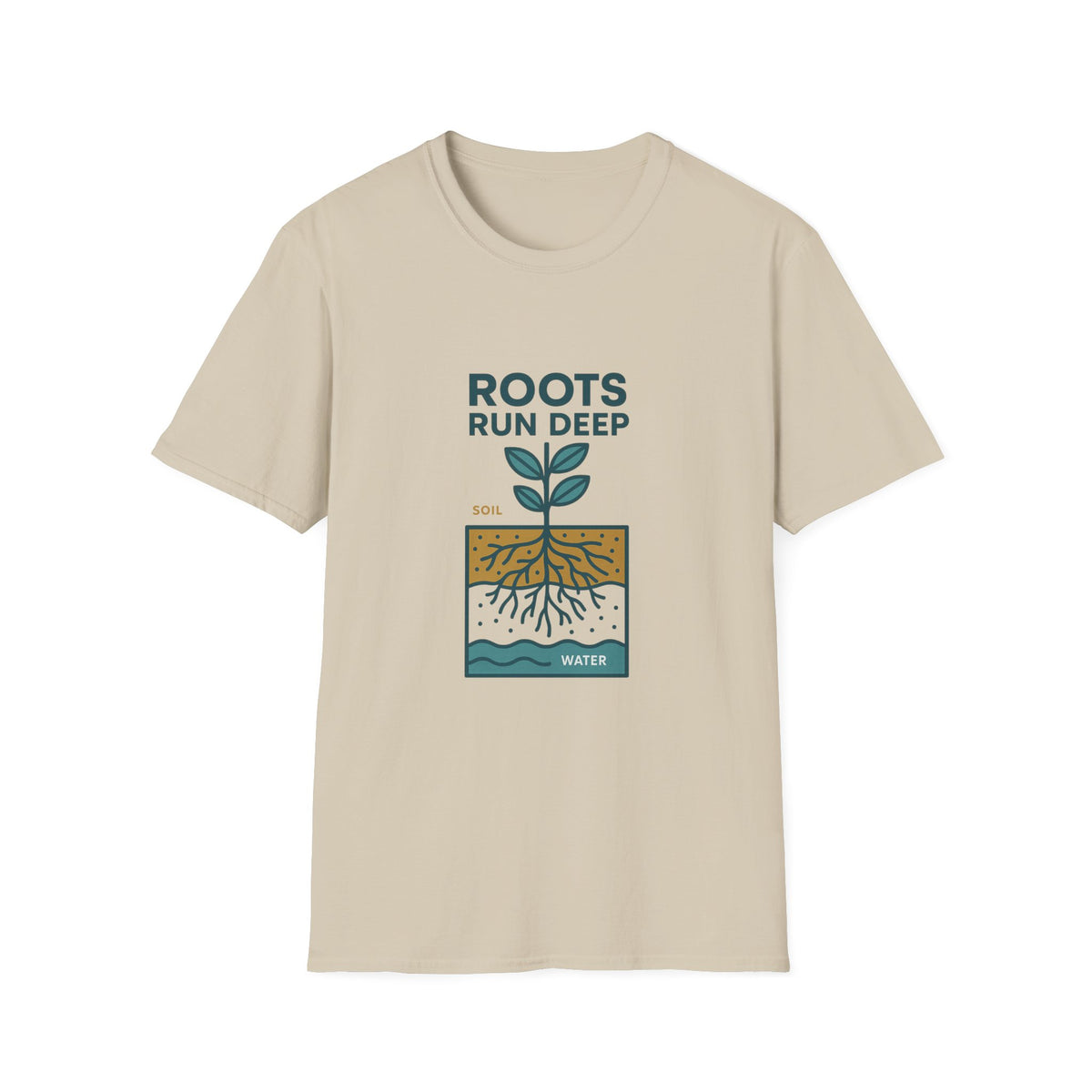 Roots Run Deep T-Shirt — Eco Plant Graphic Tee - Trending Now - August 2026