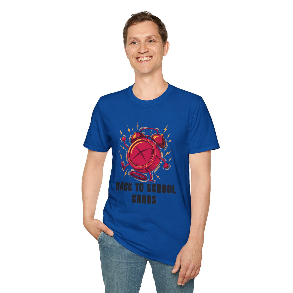 Back to School Chaos T-Shirt — Funny Alarm Clock Graphic Tee - Trending Now - August 2026